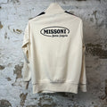 Palm Angels Missoni Cream Track Jacket Sz M