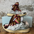 Lanvin Curb Multicolor Lace Grey Sneaker Sz 7 (40)