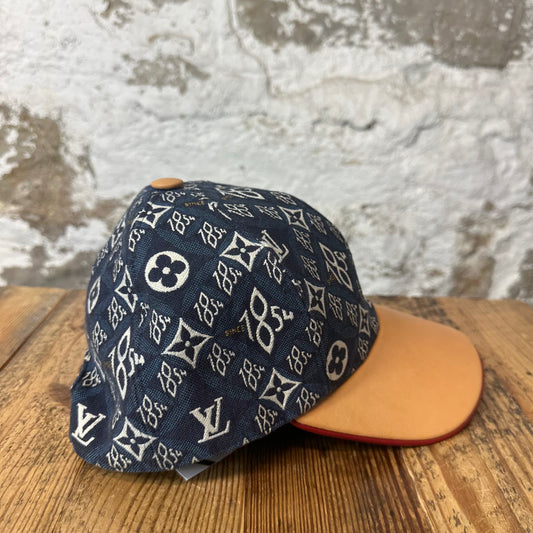 Louis Vuitton Jacquard Since 1854 Navy Hat Sz M
