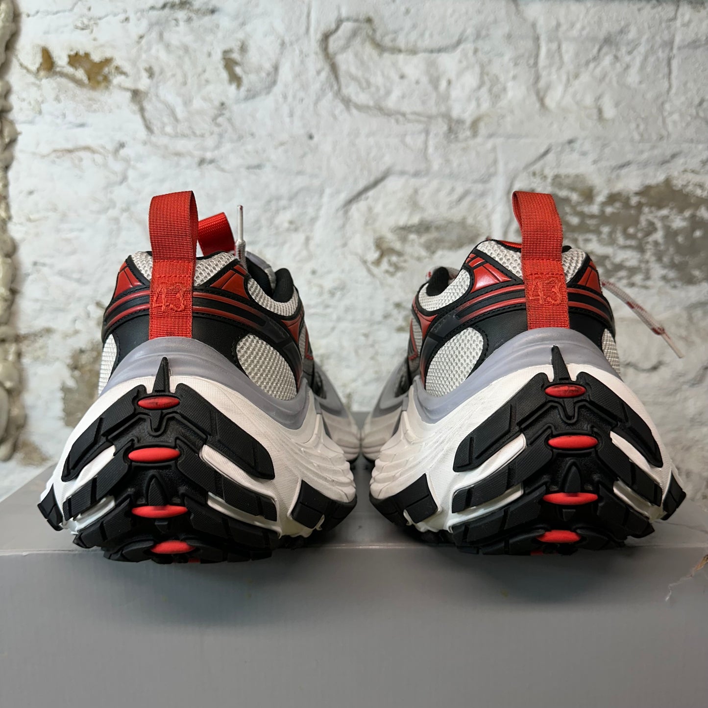 Balenciaga 10XL Black Red White Sneaker Sz 10 (43)