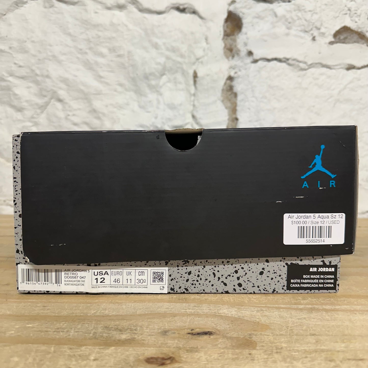 Air Jordan 5 Aqua Sz 12