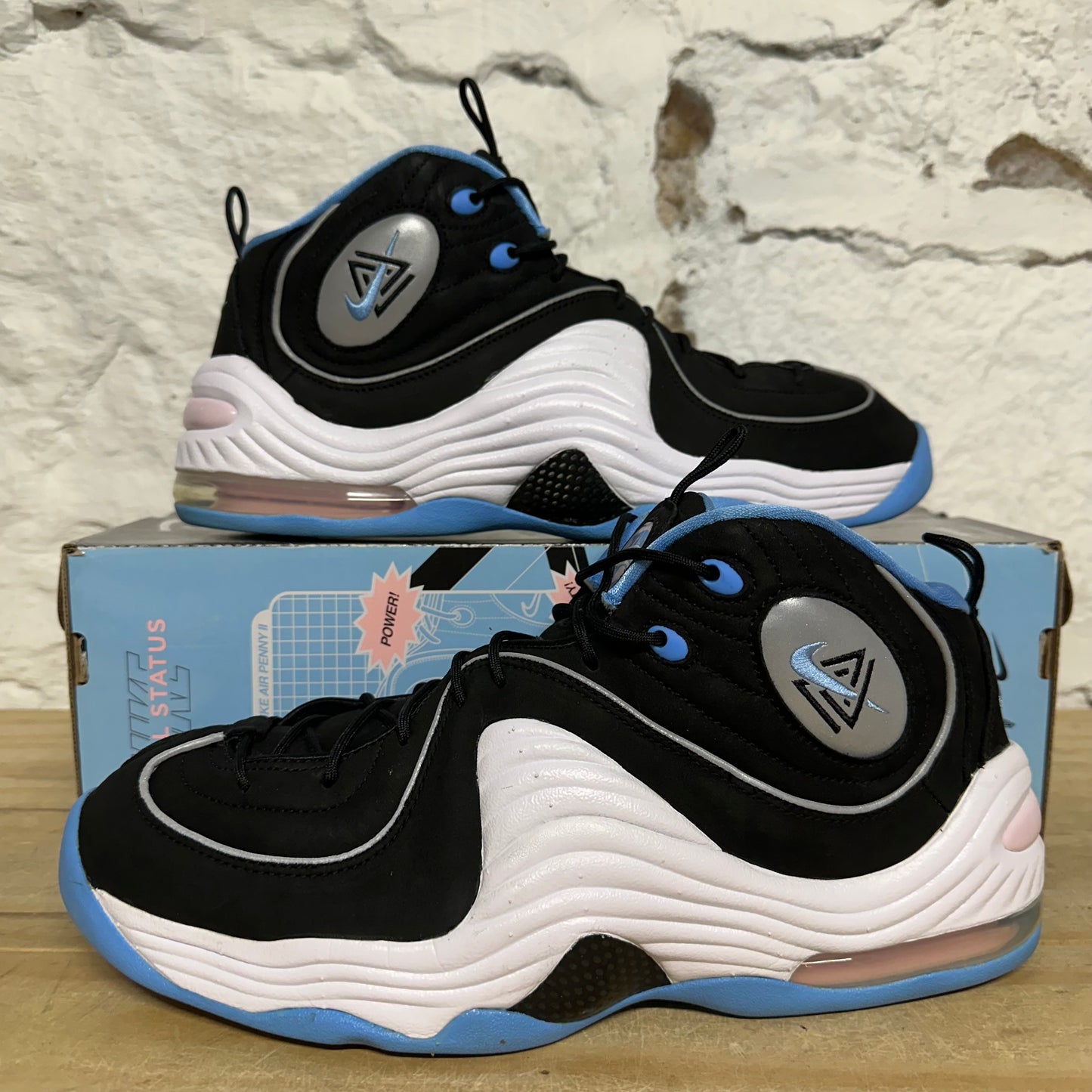 Nike Air Penny 2 Social Status Playground Black Sz 12.5