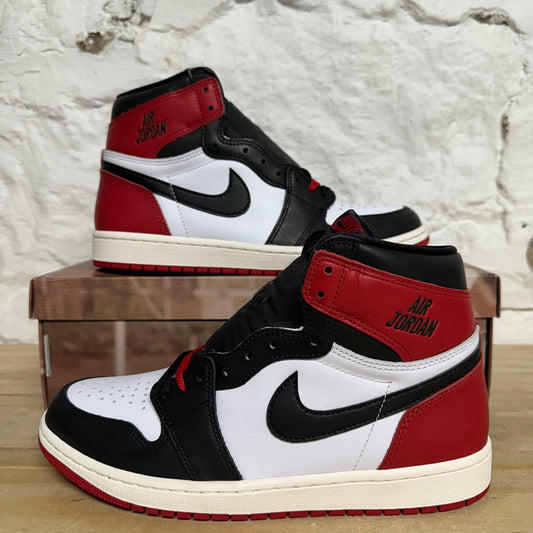 Air Jordan 1 High Black Toe Reimagined Sz 9.5 DS