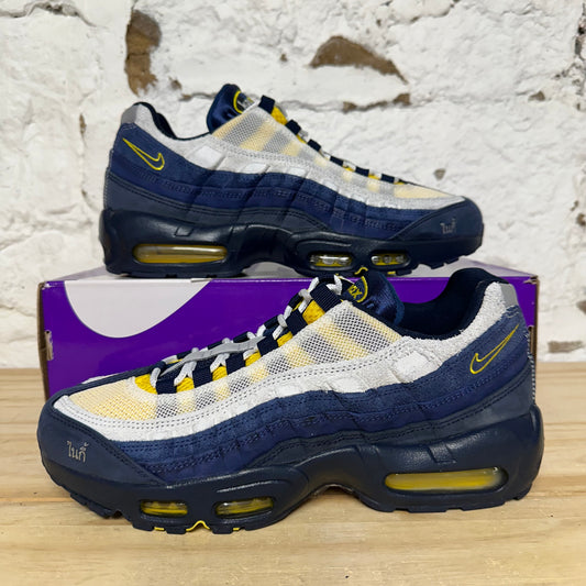 Nike SB Air Max 95 Eric Koston Obsidian Yellow Sz 10 DS