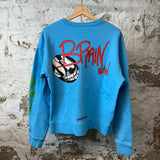 Chrome Hearts Matty Boy Brand New Crewneck Blue Sz S