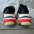 Balenciaga Triple S Black White Red Sneaker Sz 5 (37)