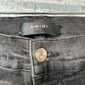 Amiri Air Force Patches Faded Black Denim Jeans Sz 36