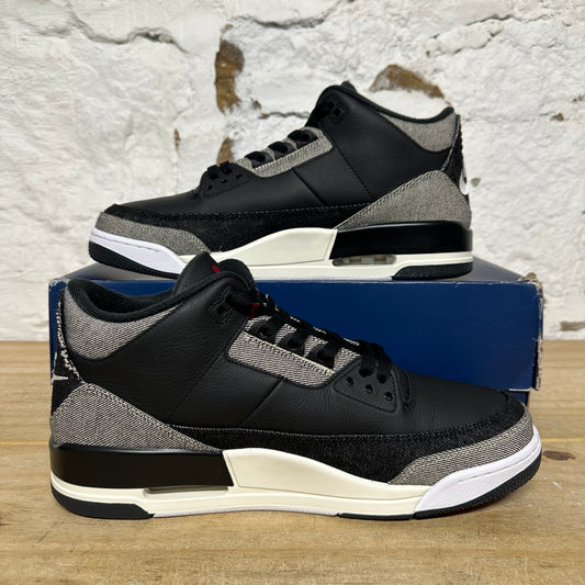 Air Jordan 3 Levi's Black Sz 13