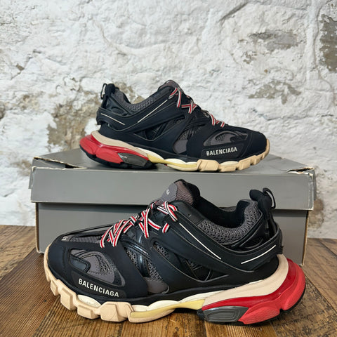 Balenciaga Track Runner Striped Lace Black Sneaker Sz 8 (41)