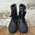 Dior Oblique Jacquard Nylon Combat Boot Sz 7.5 (40.5) No Box