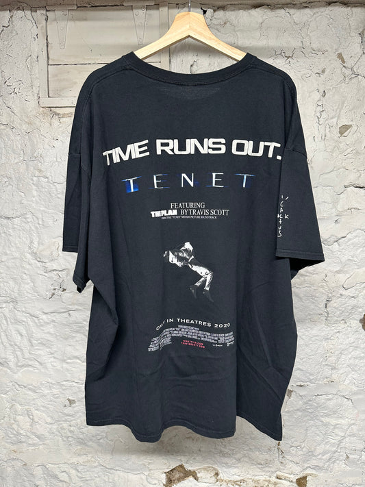 Travis Scott Tenet Black T-Shirt Sz 2XL