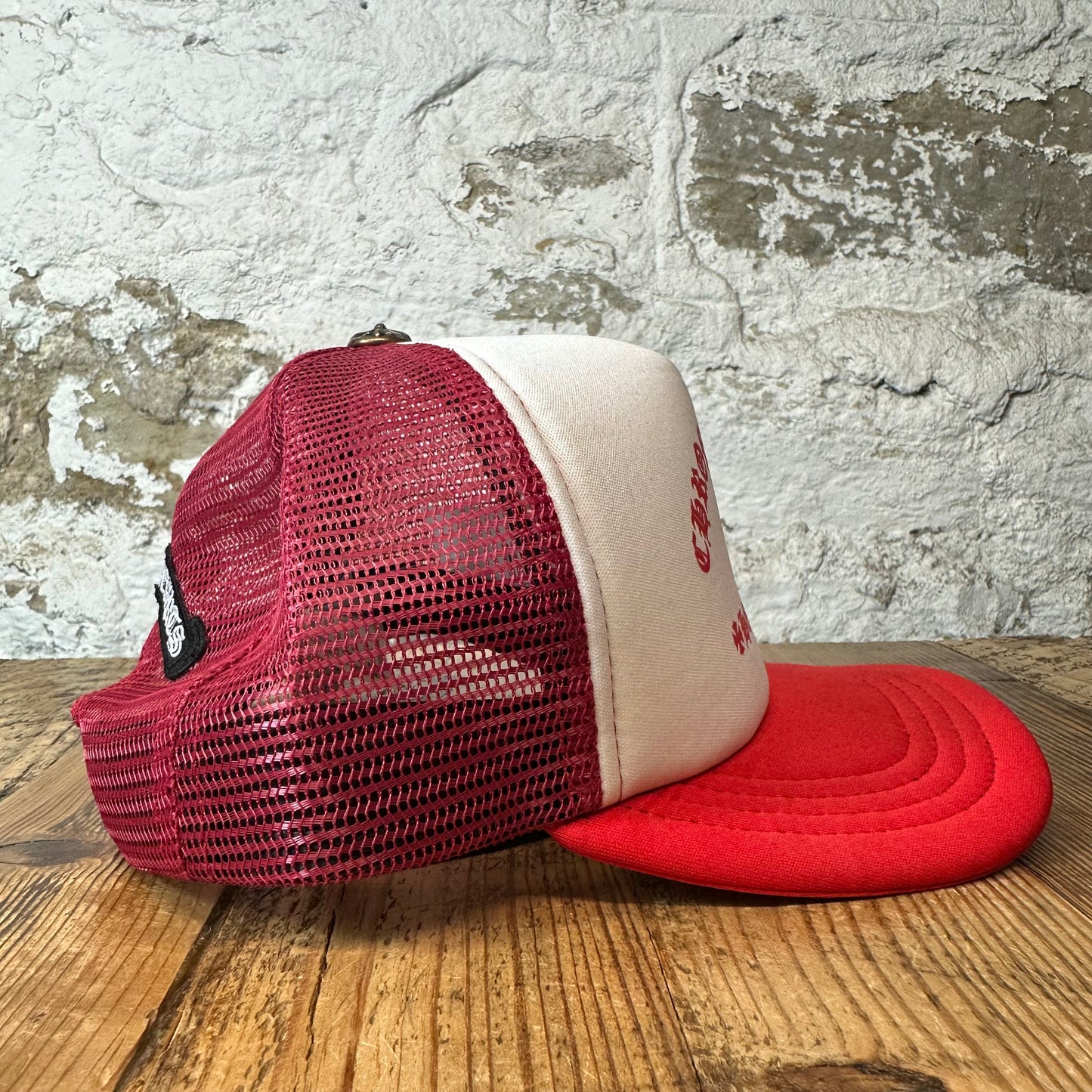 Chrome Hearts King Taco Red White Trucker Hat