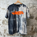 Louis Vuitton Orange Grafitti Tie Dye T-shirt Grey Sz S