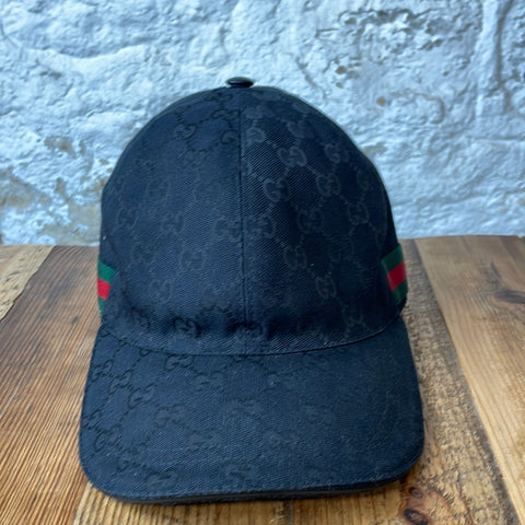 Gucci Monogram Black Hat