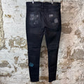 Amiri Stitched Black Denim Jeans Sz 36
