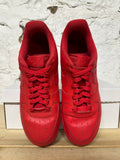 Nike Air Force 1 Triple Red Sz 9