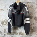 Vale Jerzee Zip Up Black Hoodie