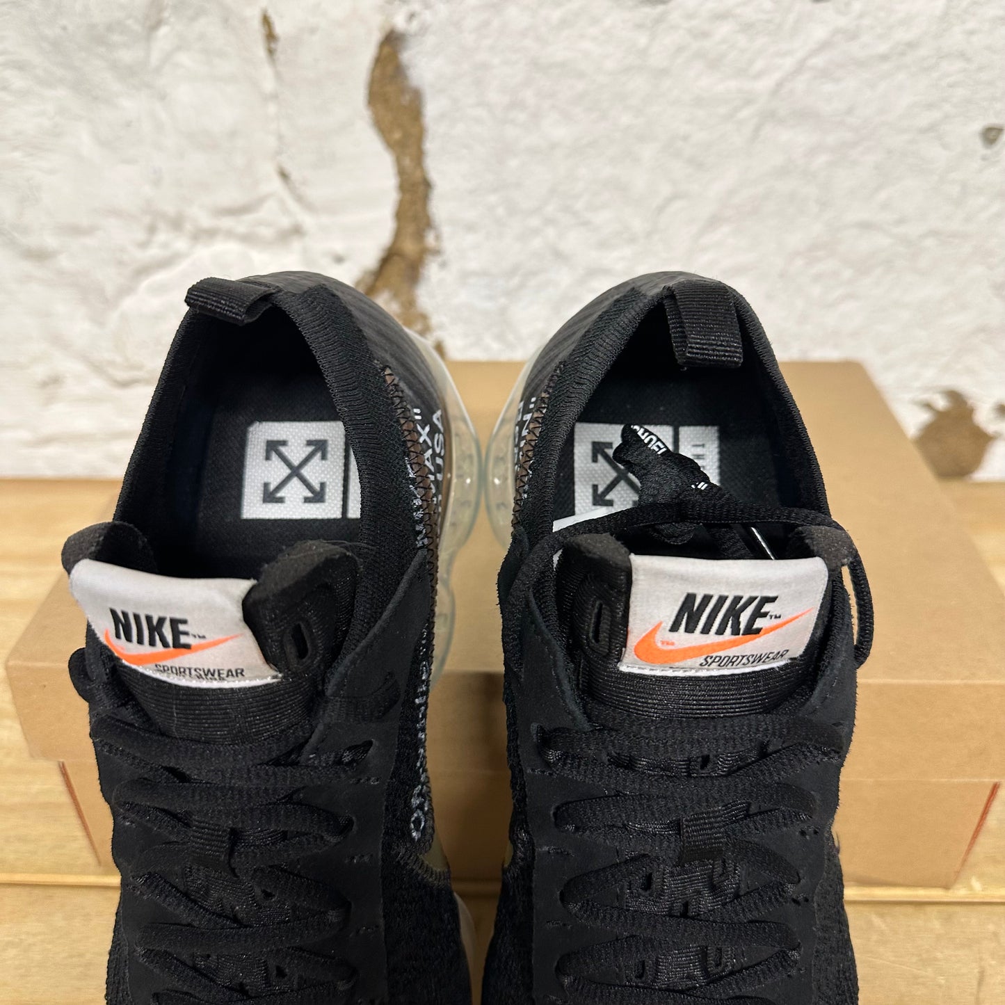 Nike Air VaporMax FK Off-White Black Sz 10.5