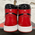 Air Jordan 1 High Patent Bred Sz 8.5