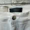 Amiri Plain White Denim Jeans Sz 36