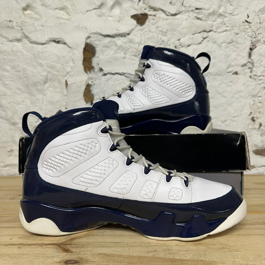 Air Jordan 9 Pearl Blue Sz 14