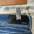 Amiri Plain Blue Honeycomb Denim Jeans Sz 31