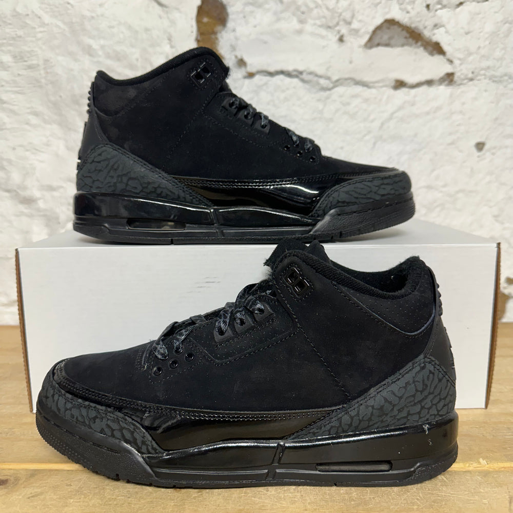 Air Jordan 3 Black Cat Sz 7Y