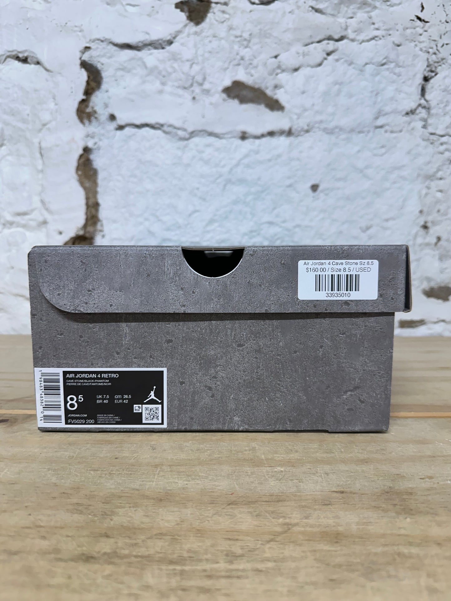 Air Jordan 4 Cave Stone Sz 8.5