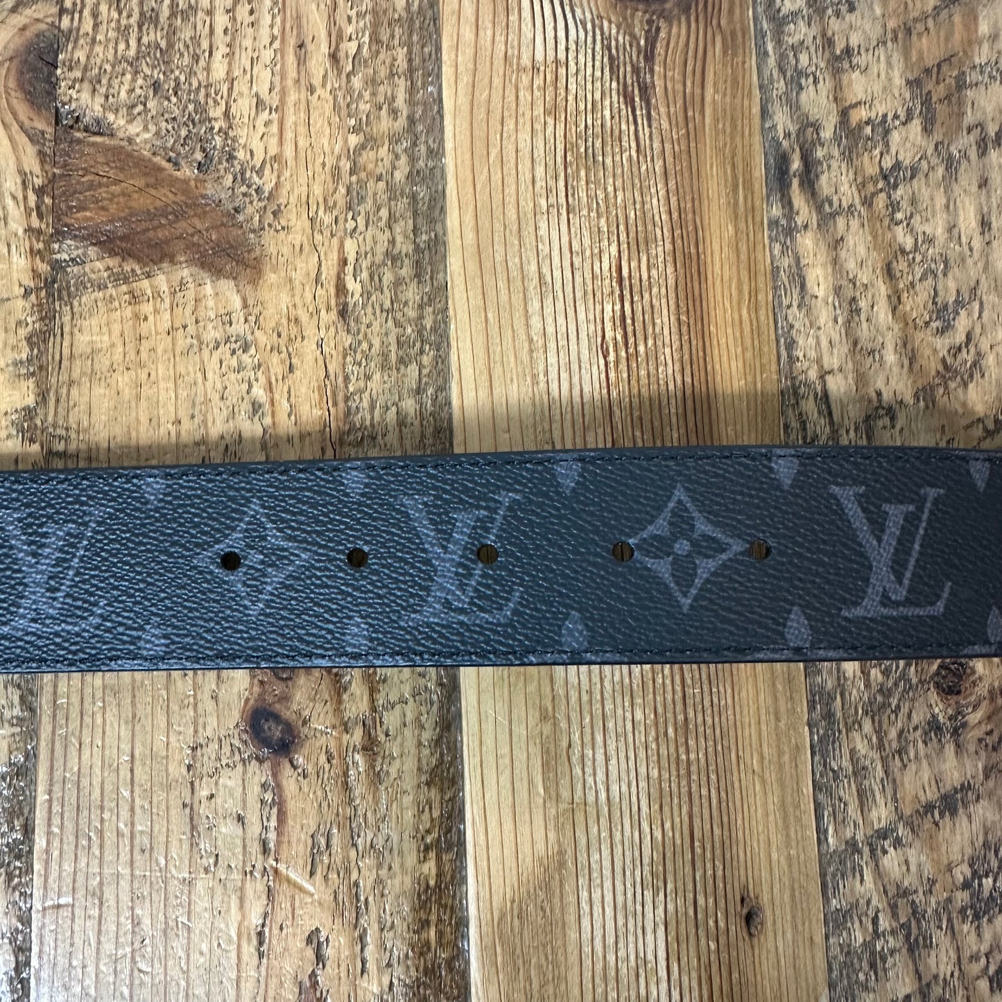 Louis Vuitton Graphite Belt Sz (90/36) W/ Box