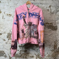 Vale Liberty Zip Up Hoodie Pink Sz S