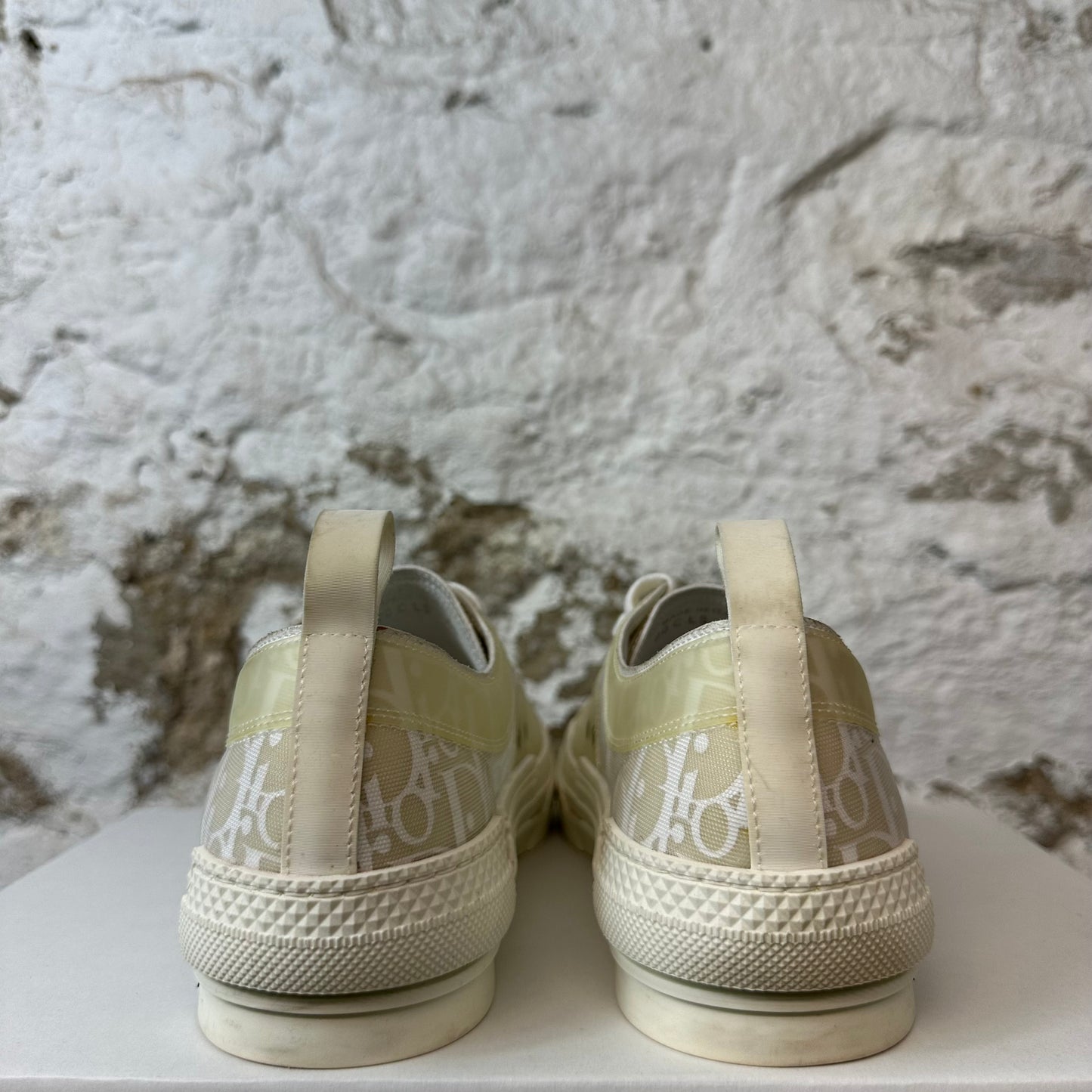 Dior B23 Low Cream Oblique Sneaker Sz 7 (40) No Box
