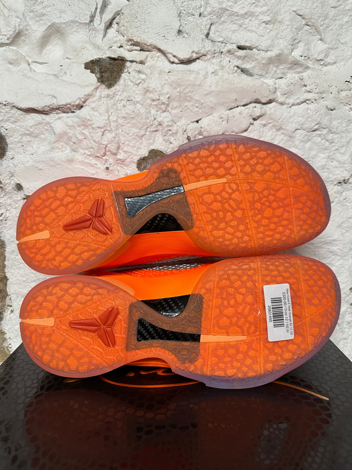 Nike Kobe 6 Protro Total Orange Sz 12 DS