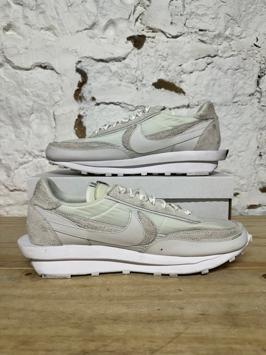 Nike Sacai LDWaffle White Nylon Sz 14
