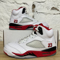 Air Jordan 5 Fire Red Black Tongue (2025) Sz 9