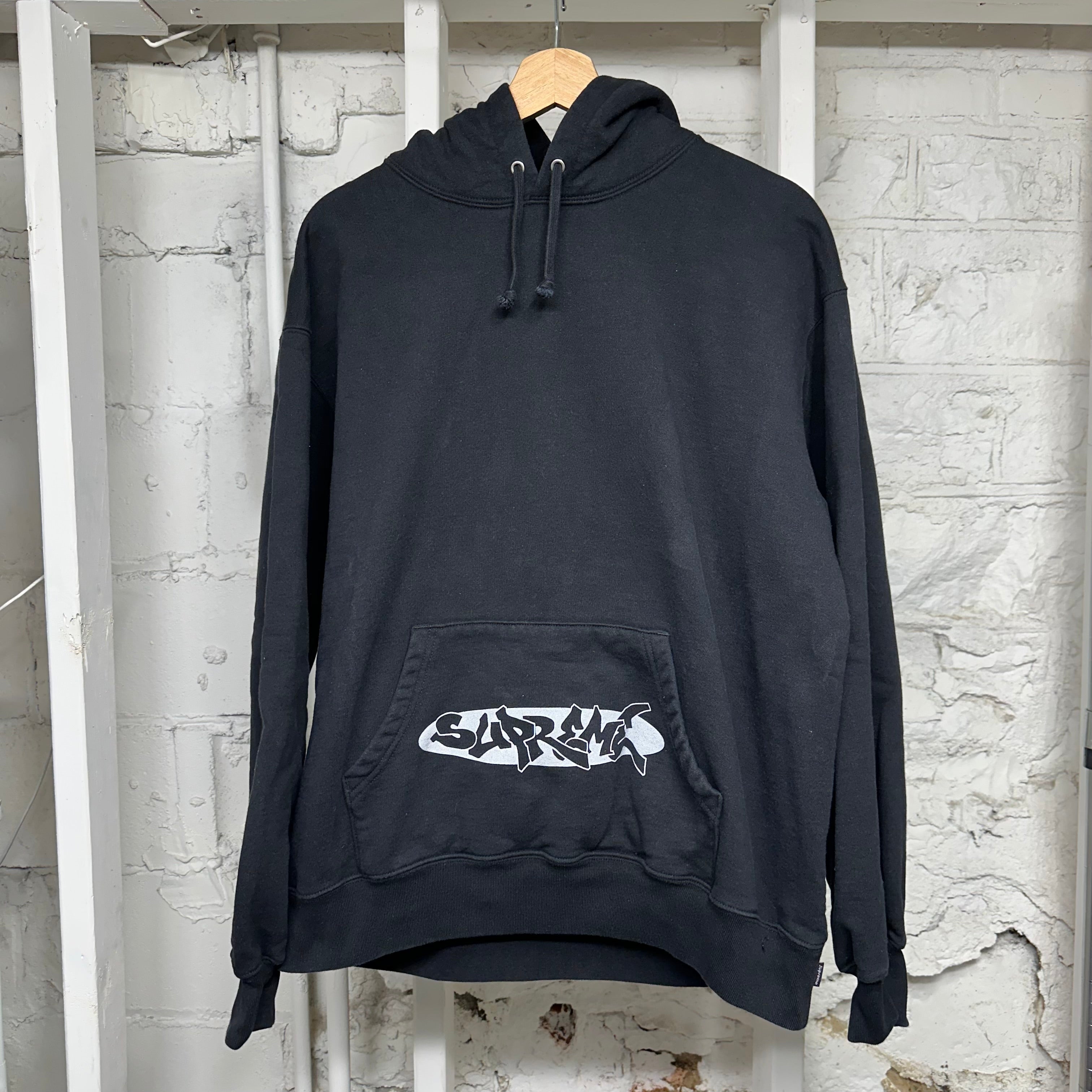 Supreme New World Order Black Hoodie Sz M