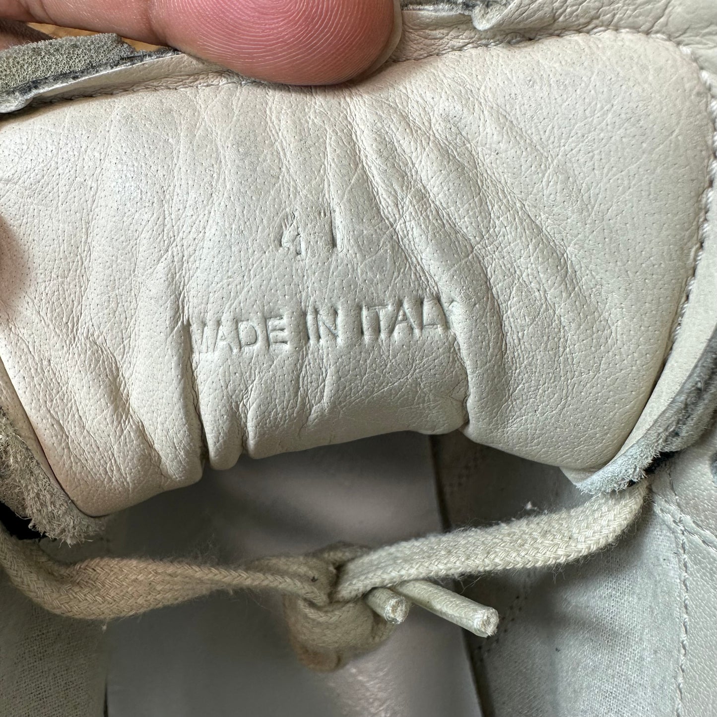 Maison Margiela High Bronze Sneaker Sz 8 (41)