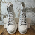 Alexander McQueen High Grafitti Spell White Tread Boot Sz 11 (44)