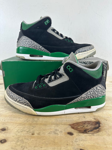 Air Jordan 3 Pine Green Sz 11