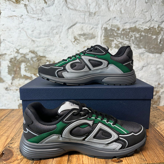 Dior B30 Green Black Grey Sneaker Sz 10 (43) DS