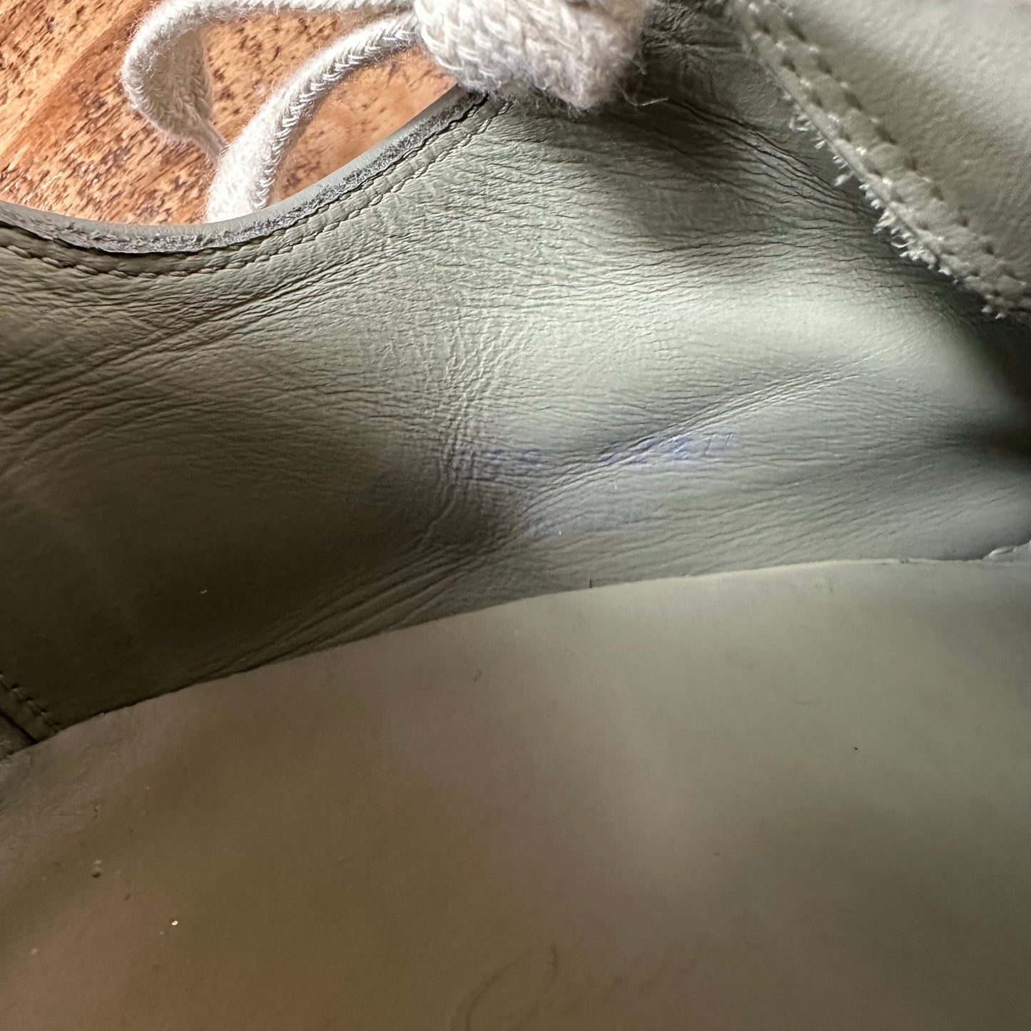 Rick Owens Celadon Milk Sneaker Sz 9.5 (42.5)