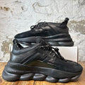 Versace Chain Reaction Triple Black Sneaker Sz 12 (45)