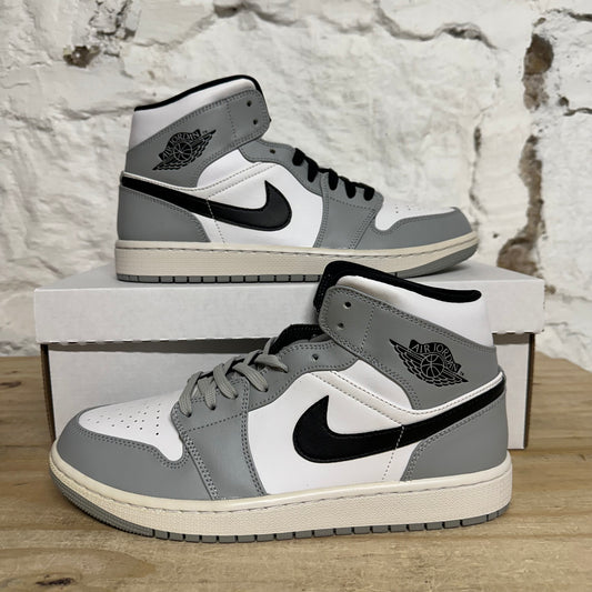 Air Jordan 1 Mid Smoke Grey Sz 9 DS
