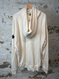 Moncler Grenoble Cream Hoodie Sz 3XL