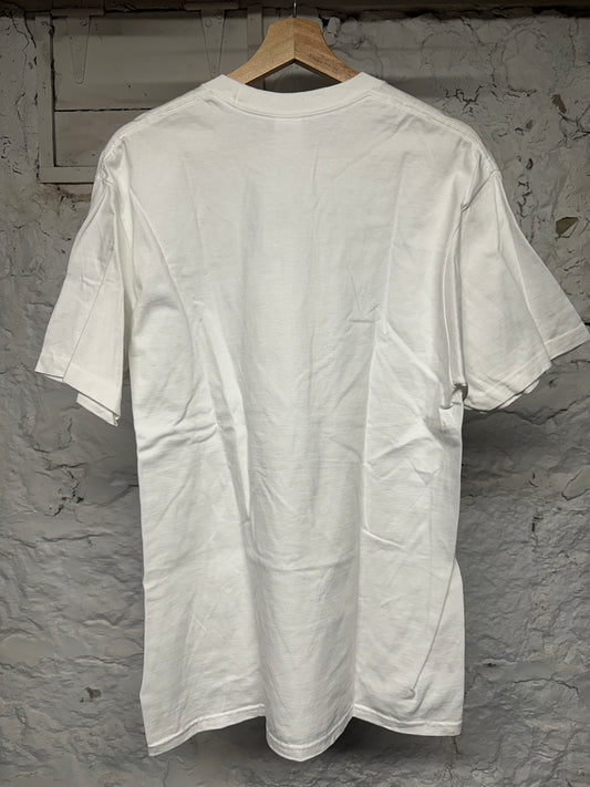 Supreme Camo Box Logo White T-Shirt Sz L