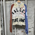 Vale Dreams Multi Color Zip Up Hoodie Sz L
