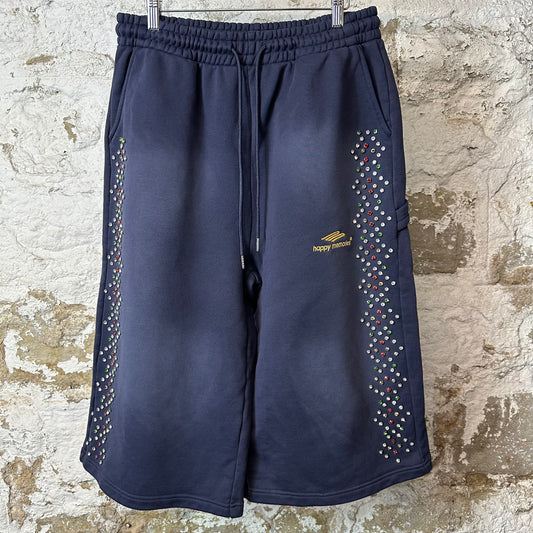 HMDD 3/4 Crystal Navy Shorts Sz L