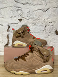 Air Jordan 6 Travis Scott British Khaki Sz 10.5