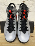 Air Jordan 6 Reflective Silver Sz 9 DS