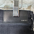 Amiri Paint Drip Spell Black Denim Jeans Sz 29