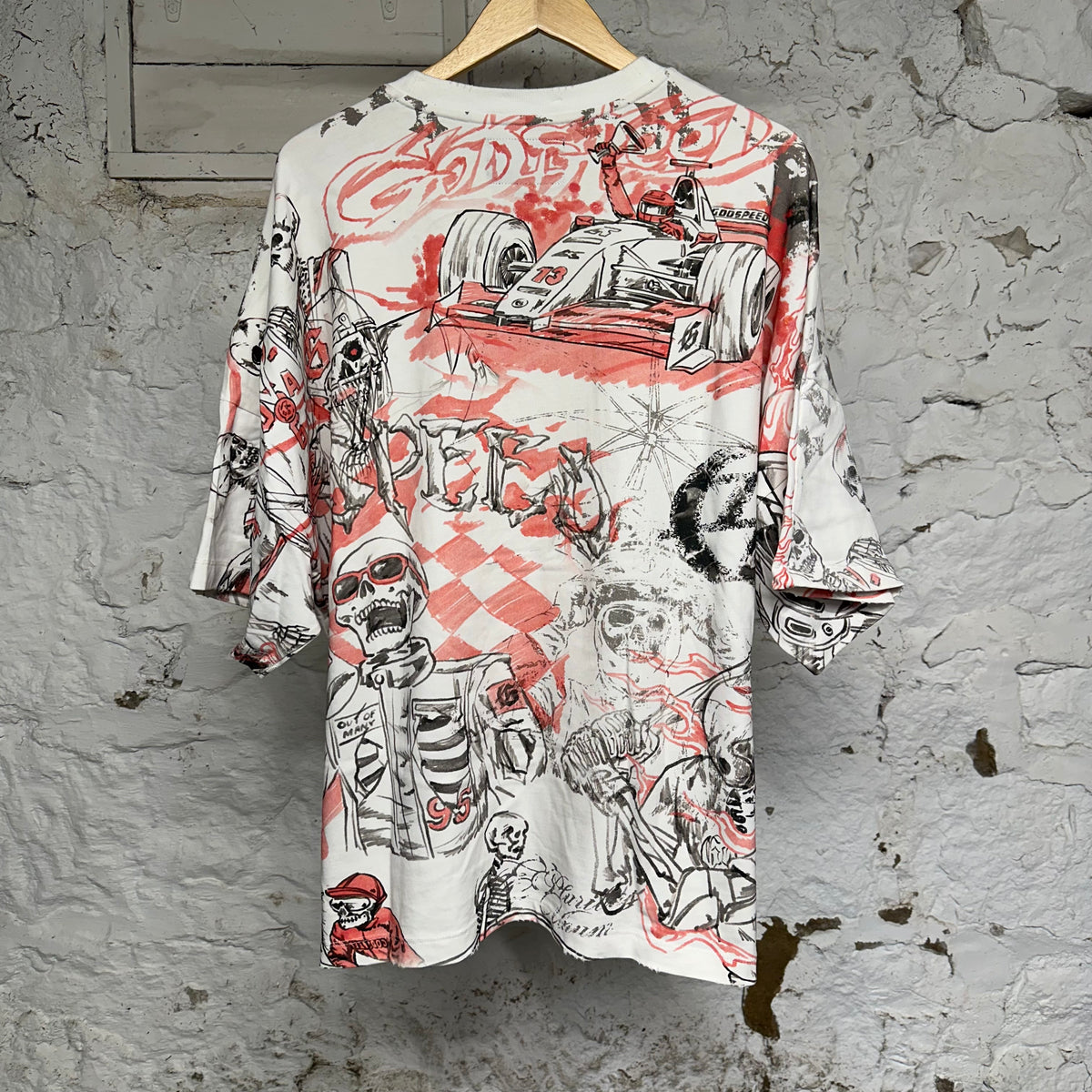 Godspeed Sketch Archive T-Shirt White Sz XL